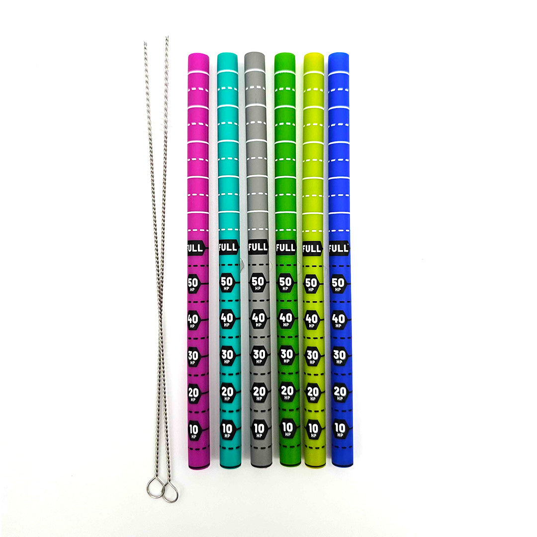 Heroes of Barcadia: Heroes for Hire Silicone Straw Set | Rollacrit