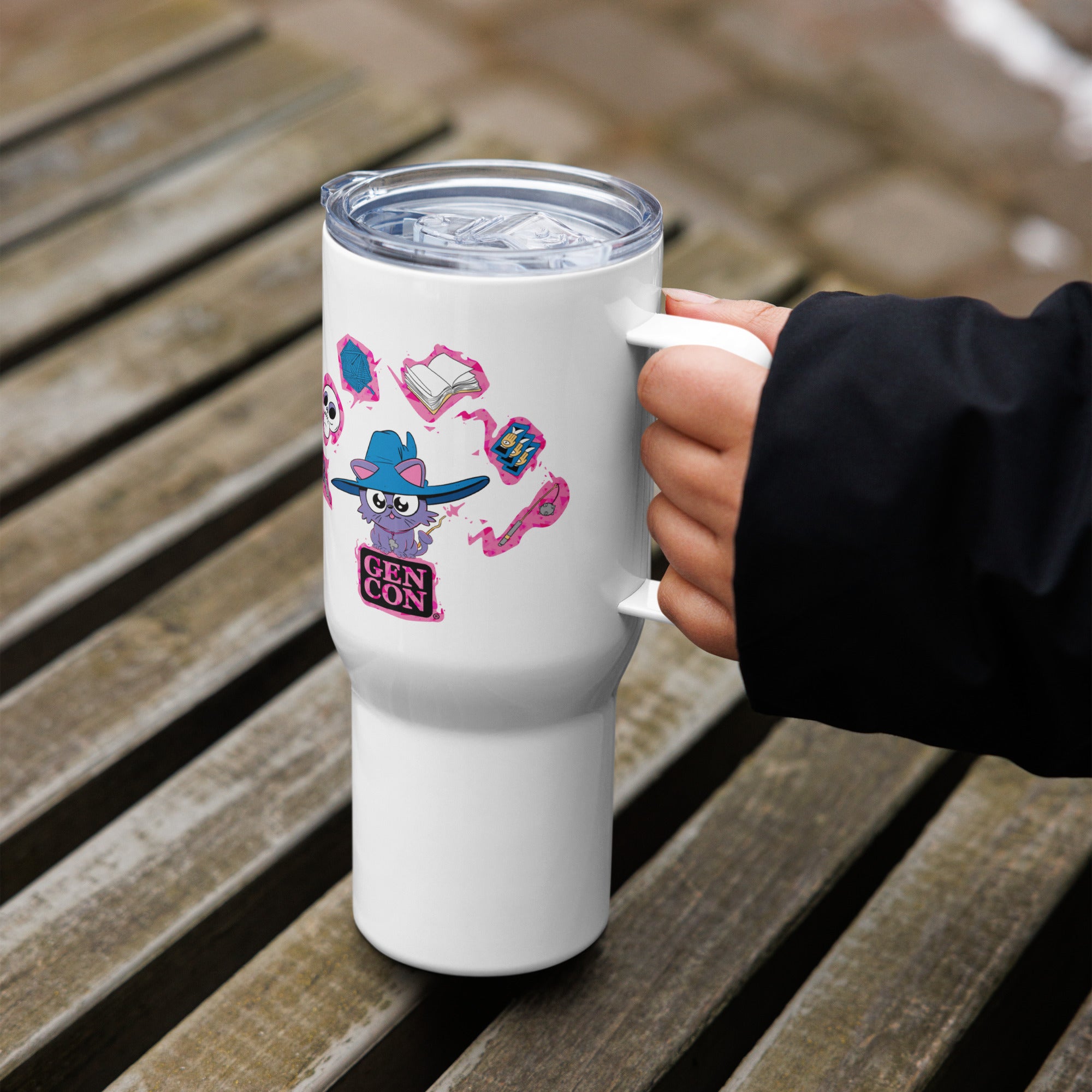 Gen Con My Little Cat Wizard Travel Mug | Rollacrit