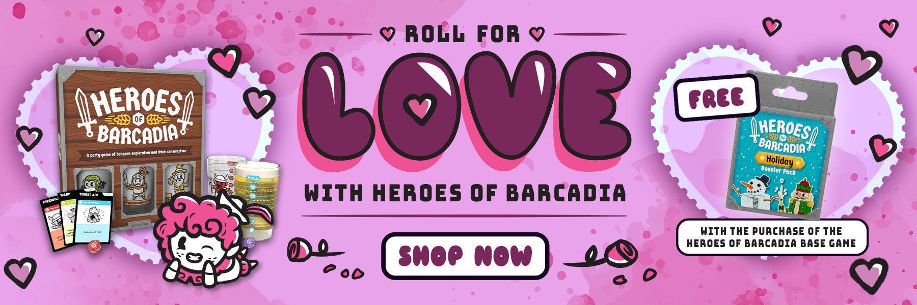 Rollacrit | Roll for Love - Free Holiday Booster w/ Base Game (Desktop)