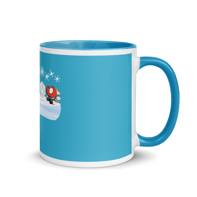 Gen Con Kobold Snowball Fight Blue Mug | Rollacrit
