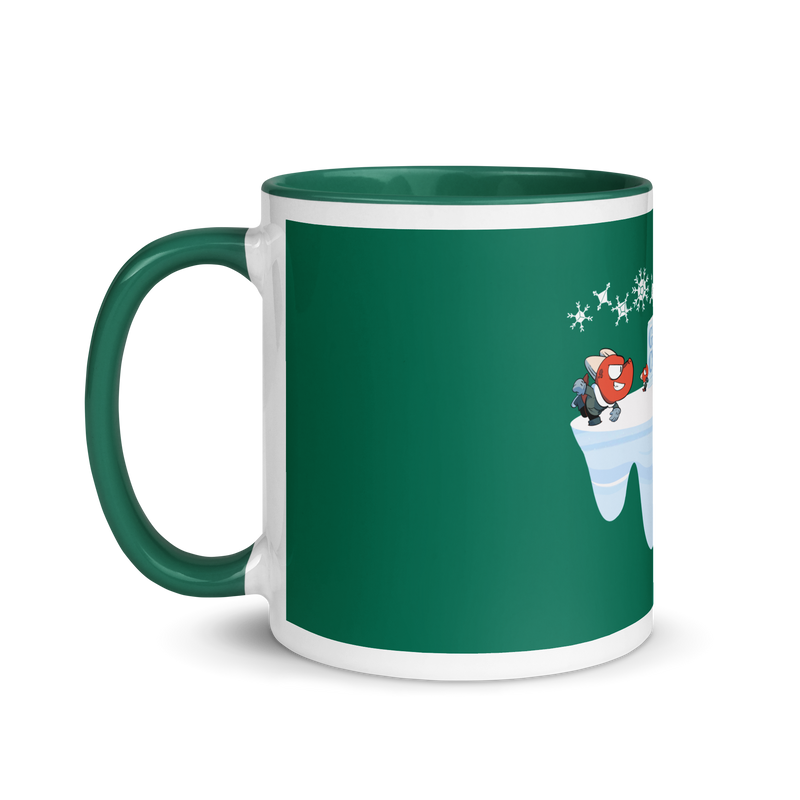 Gen Con Kobold Snowball Fight Green Mug | Rollacrit