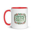 Red Gen Con Holiday Wreath Mug | Rollacrit