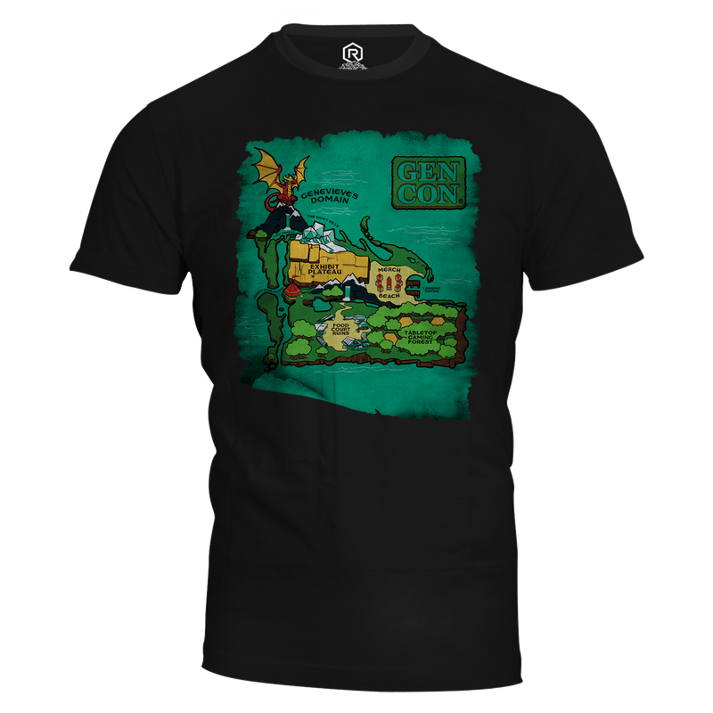 Gen Con Island Map T-Shirt | Rollacrit
