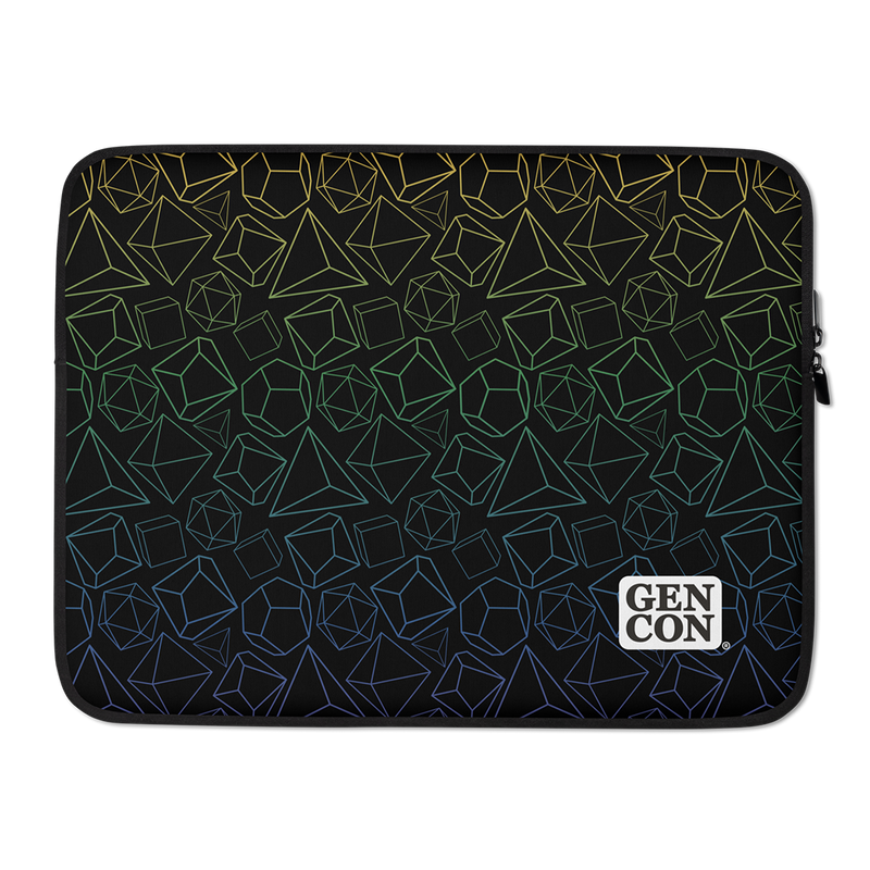 Gen Con Dice Pattern Laptop Sleeve | Rollacrit