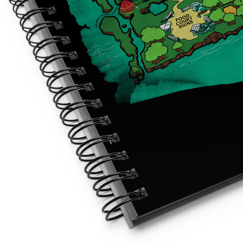 Gen Con Island Map Spiral Notebook | Rollacrit