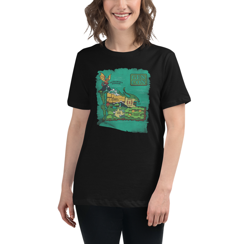 Gen Con Island Map Femme T-Shirt | Rollacrit
