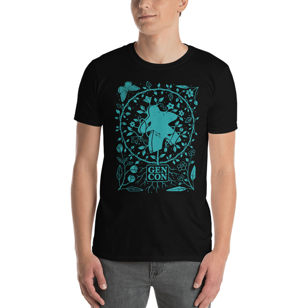 Gen Con Botanical Meeple T-Shirt | Rollacrit