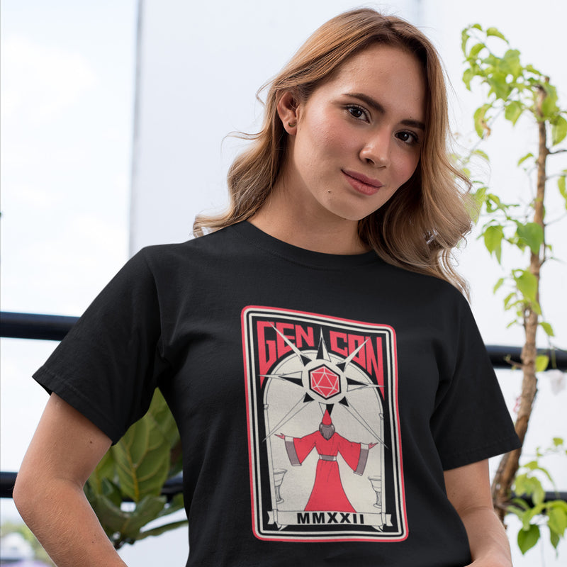 Gen Con 2022 Retro Wizard Femme T-Shirt | Rollacrit