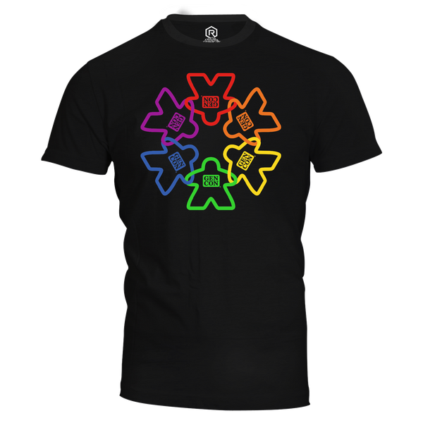 Gen Con Meeple Pride T-Shirt