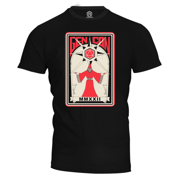 Gen Con 2022 Retro Wizard T-Shirt | Rollacrit