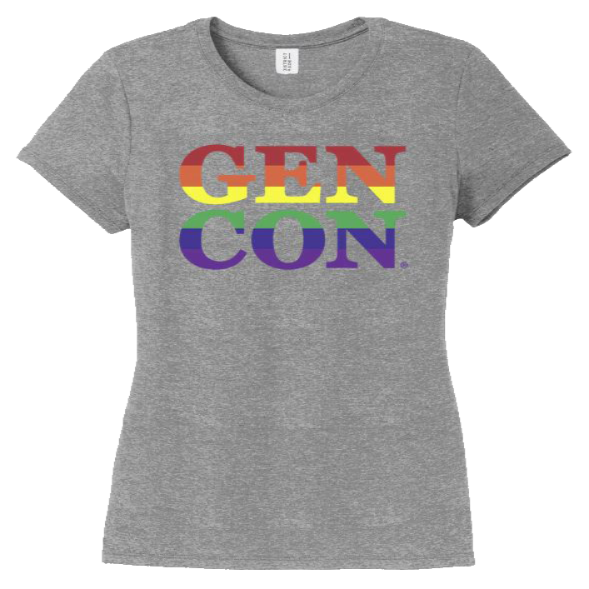 Gen Con 20 Pride Fitted T-Shirt | Rollacrit