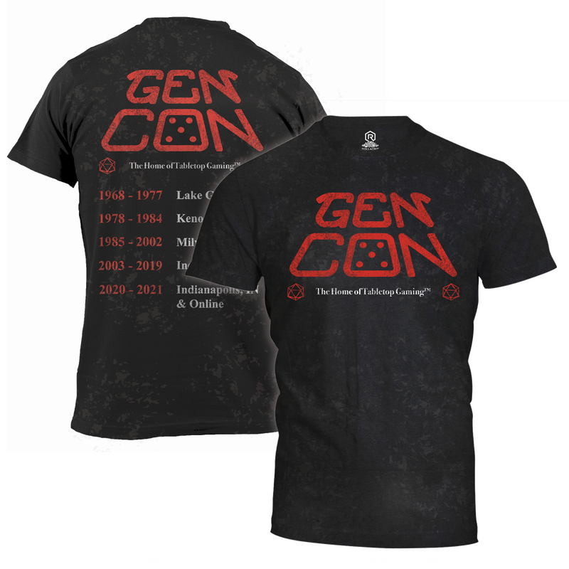 2021 Gen Con Tour T-Shirt | Rollacrit
