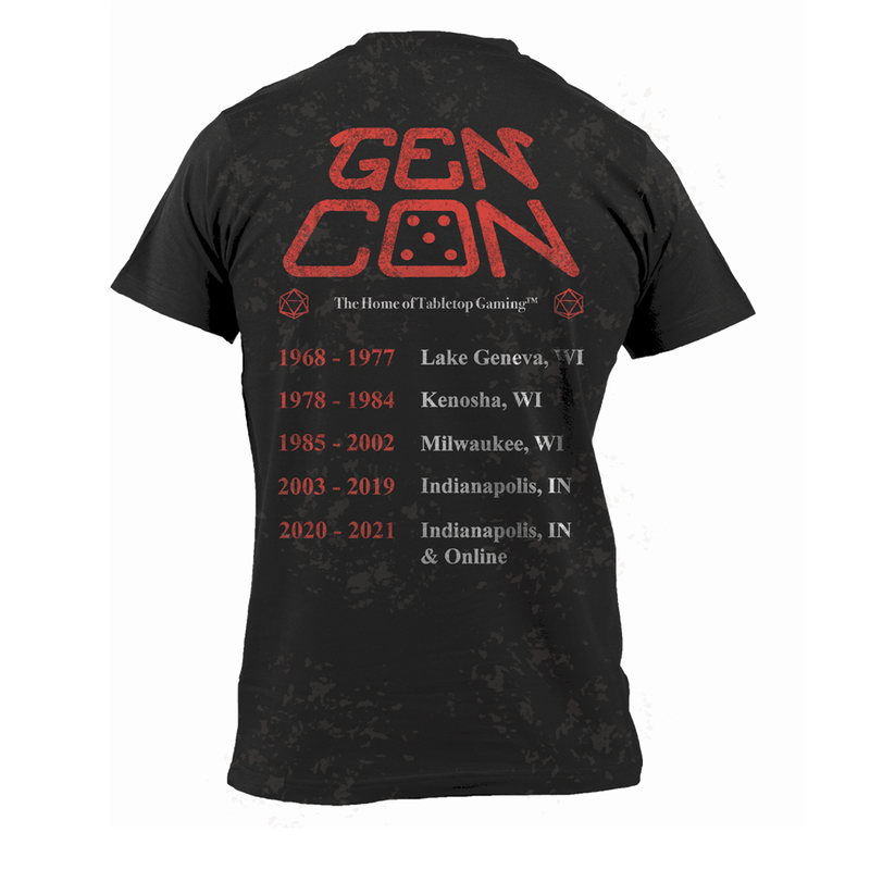 2021 Gen Con Tour T-Shirt | Rollacrit