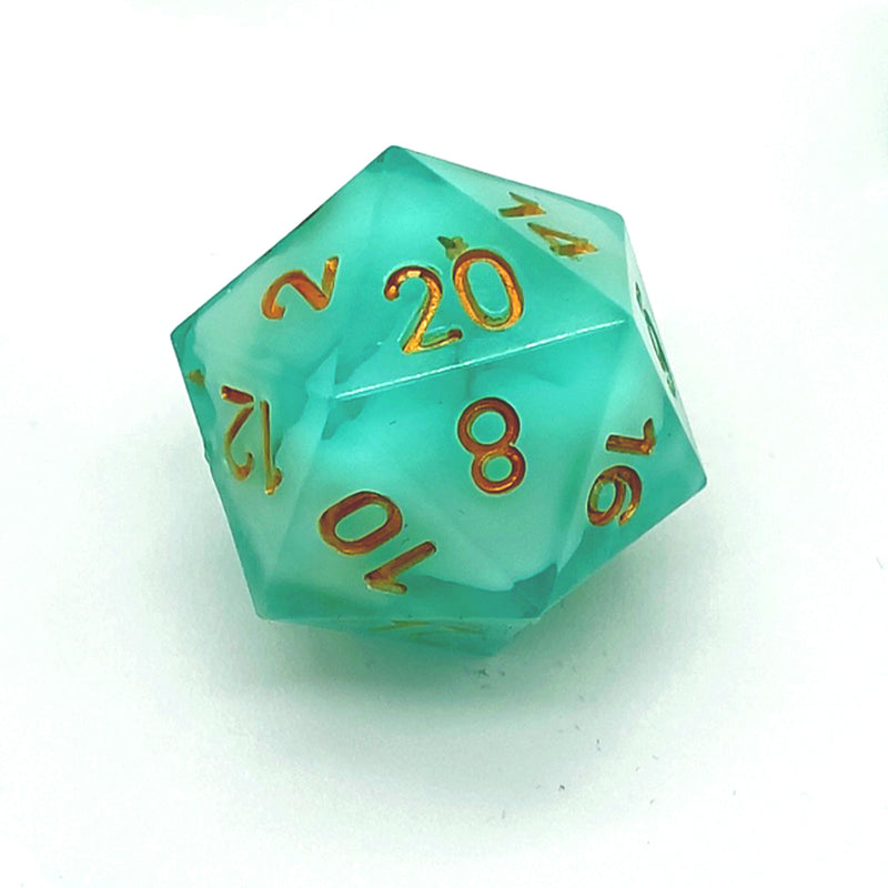 Bishop's Weed Sharp Edge Resin 7pc Dice Set | Rollacrit