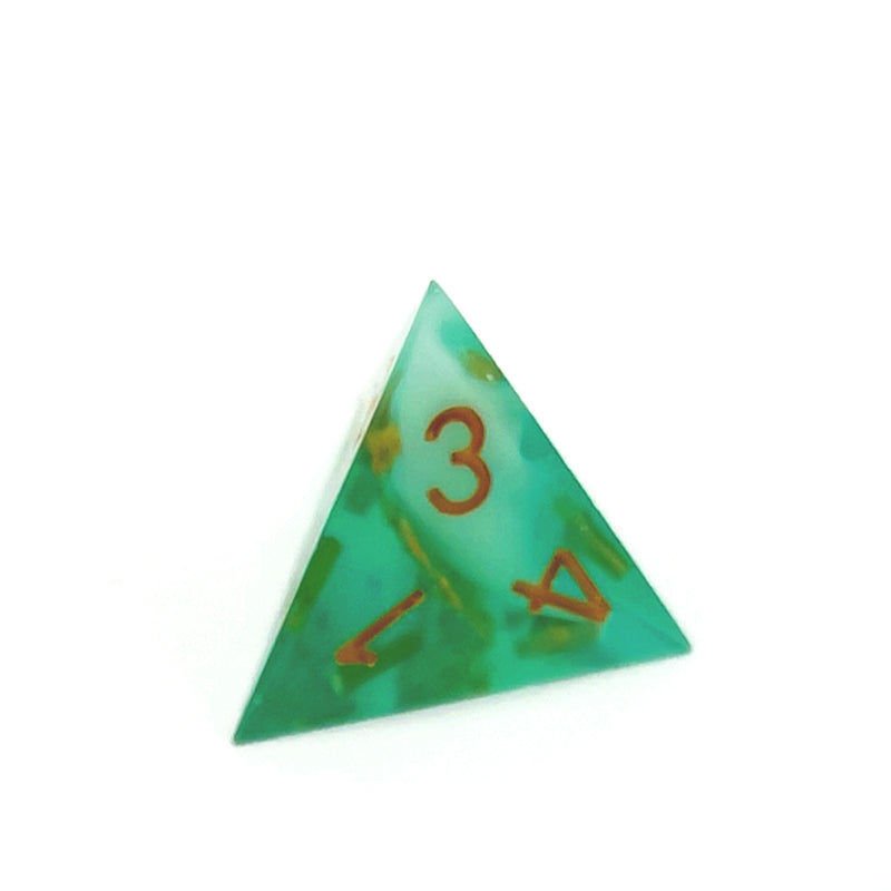 Bishop's Weed Sharp Edge Resin 7pc Dice Set | Rollacrit