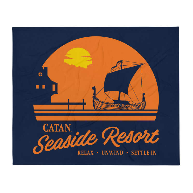 CATAN Seaside Resort Throw Blanket | Rollacrit