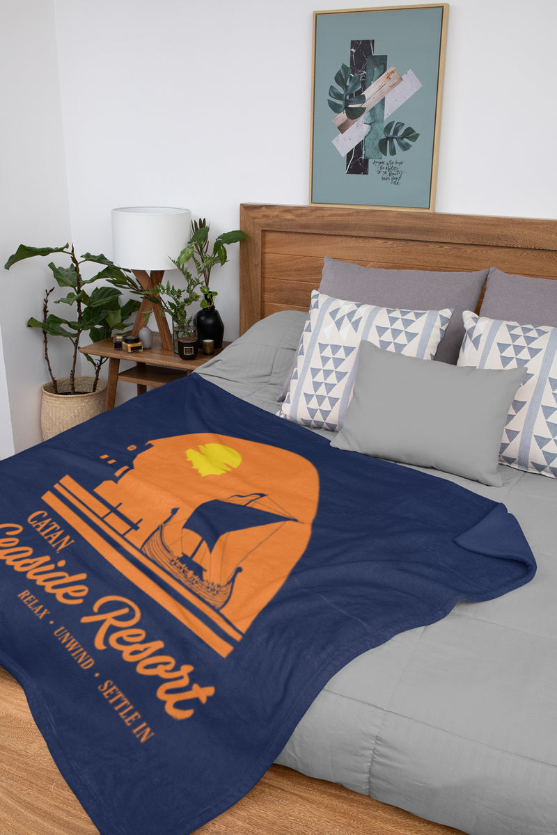 CATAN Seaside Resort Throw Blanket | Rollacrit