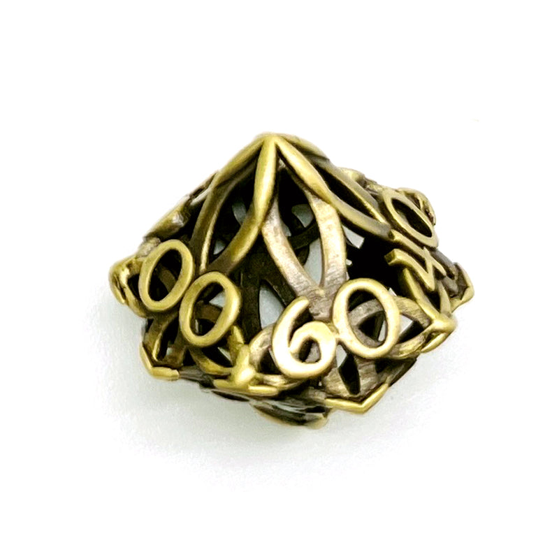 Celtic Knot Gold Metal 7pc Dice Set | Rollacrit