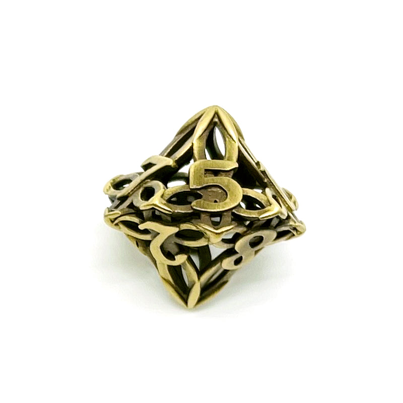 Celtic Knot Gold Metal 7pc Dice Set | Rollacrit