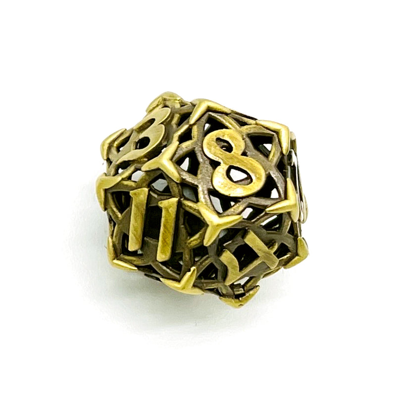 Celtic Knot Gold Metal 7pc Dice Set | Rollacrit