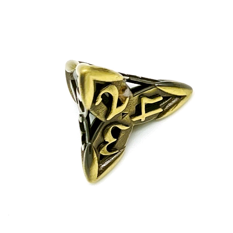 Celtic Knot Gold Metal 7pc Dice Set | Rollacrit