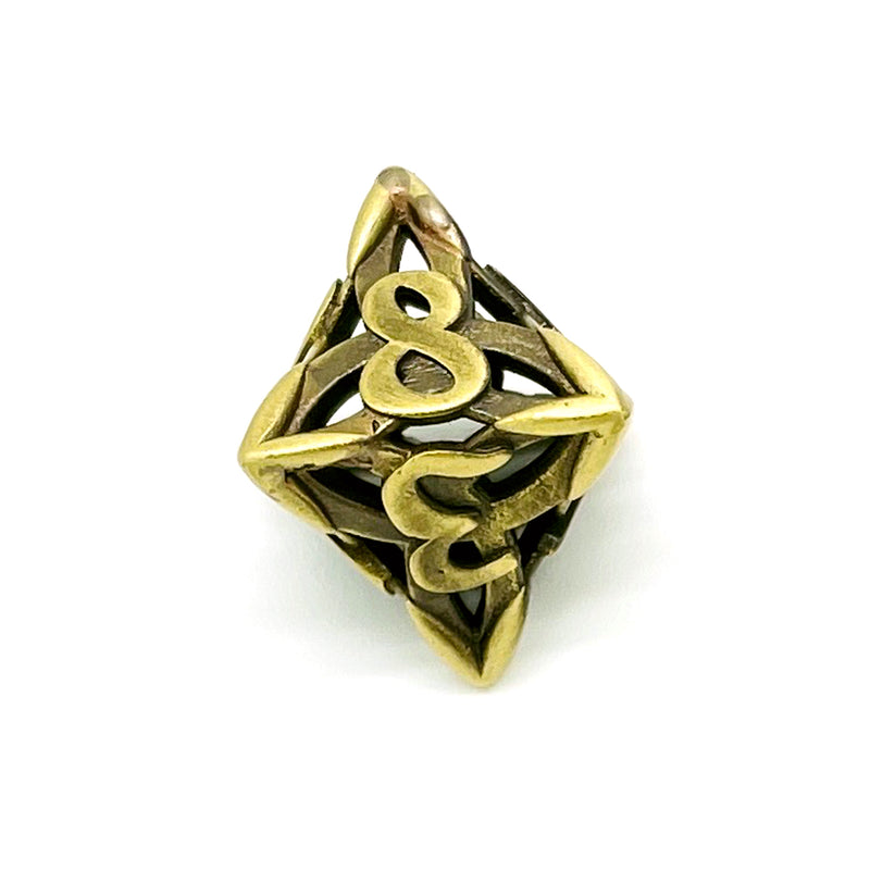 Celtic Knot Gold Metal 7pc Dice Set | Rollacrit