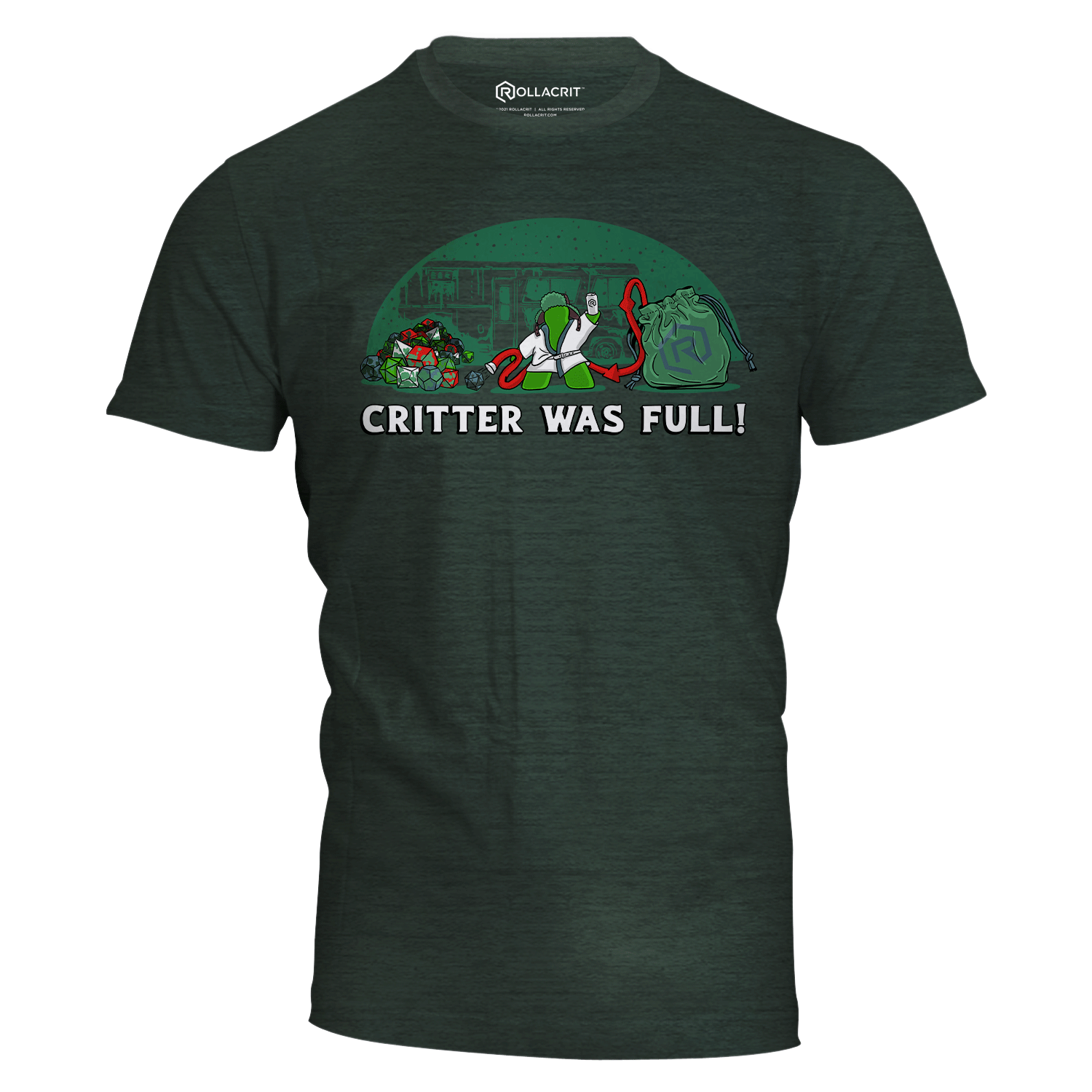 Critter Was Full Slim Fit T-Shirt | Rollacrit