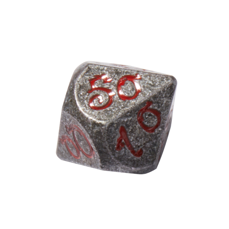Ancient Dragon’s Breath Red Metal 7pc Dice Set | Rollacrit