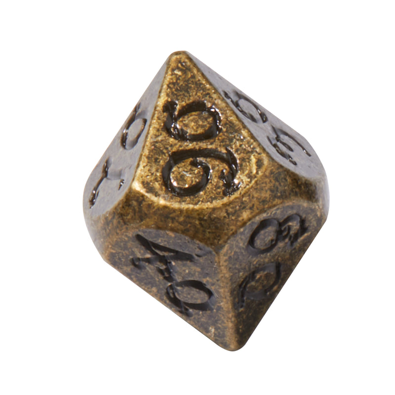 Dwarven Mines Gold Colored Metal 7pc Dice Set | Rollacrit