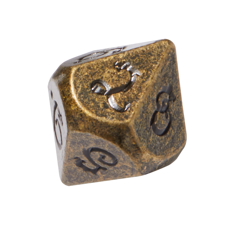 Dwarven Mines Gold Colored Metal 7pc Dice Set | Rollacrit