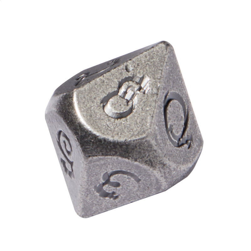 Dwarven Mines Silver Colored Metal 7pc Dice Set | Rollacrit