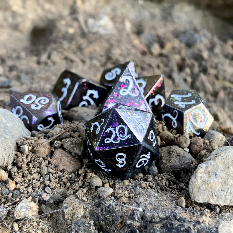 Dwarven Mines Holographic Metal 7pc Set | Rollacrit