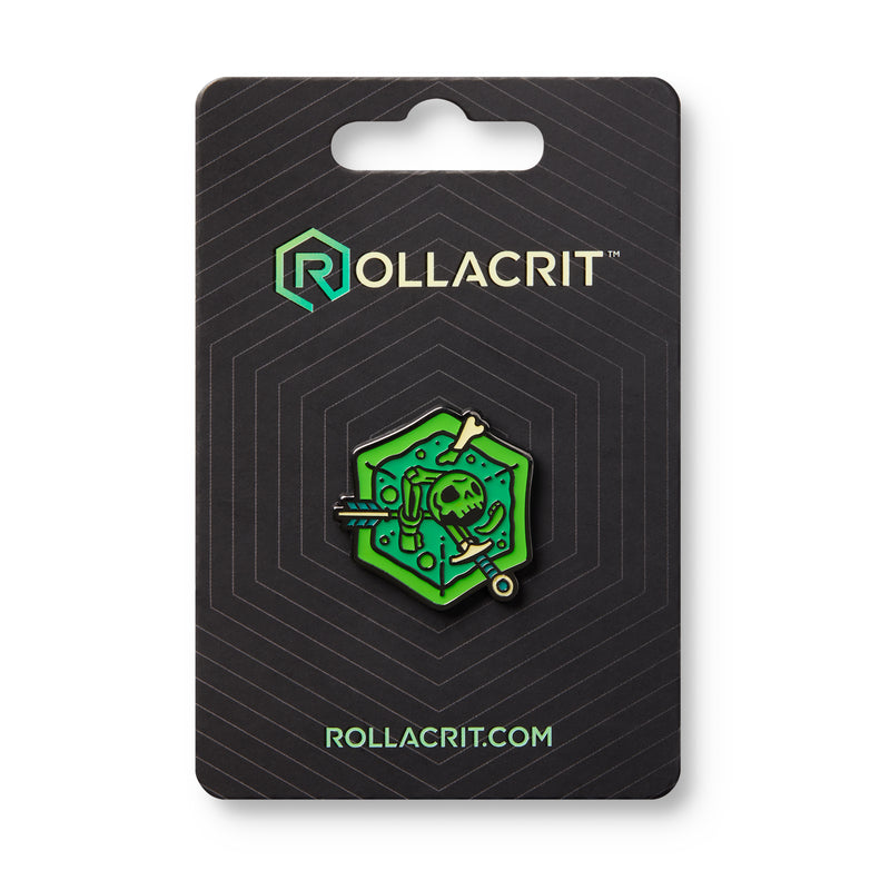 Gelatinous Cube Pin | Rollacrit