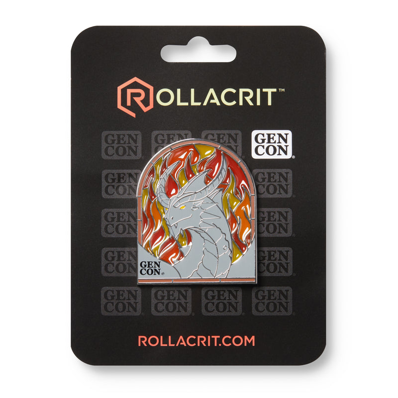 Genevieve Stained Glass Pin | Rollacrit