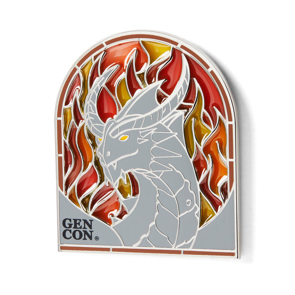 Genevieve Stained Glass Pin | Rollacrit