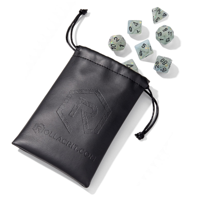 Frosted Mermaid Kelp Resin 7pc Dice Set | Rollacrit