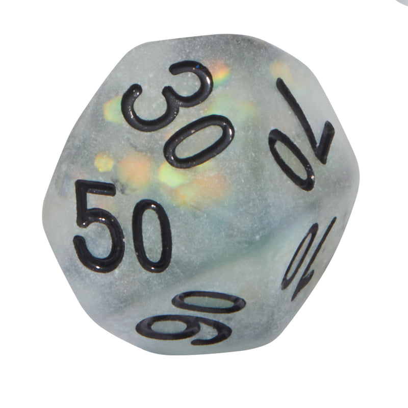 Frosted Mermaid Kelp Resin 7pc Dice Set | Rollacrit