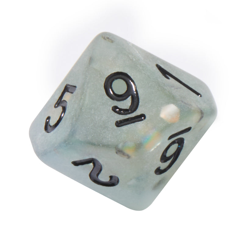 Frosted Mermaid Kelp Resin 7pc Dice Set | Rollacrit