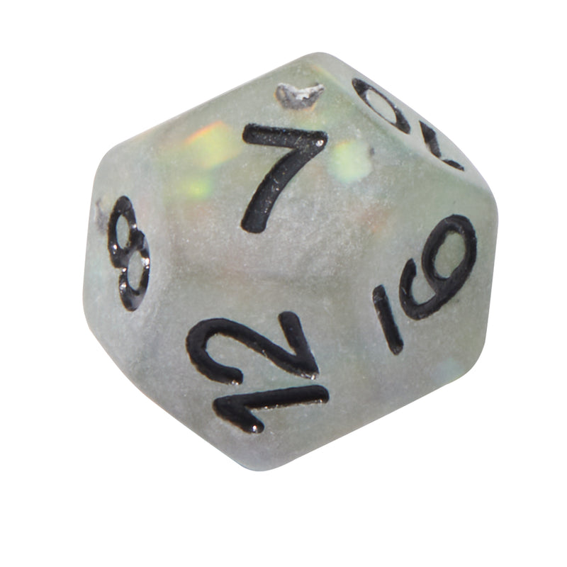Frosted Mermaid Kelp Resin 7pc Dice Set | Rollacrit