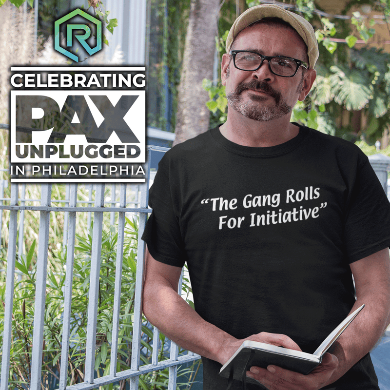 The Gang Rolls For Initiative T-Shirt | Rollacrit