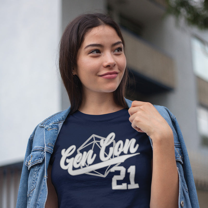 Gen Con 2021 Baseball Relaxed Fitted T-Shirt | Rollacrit