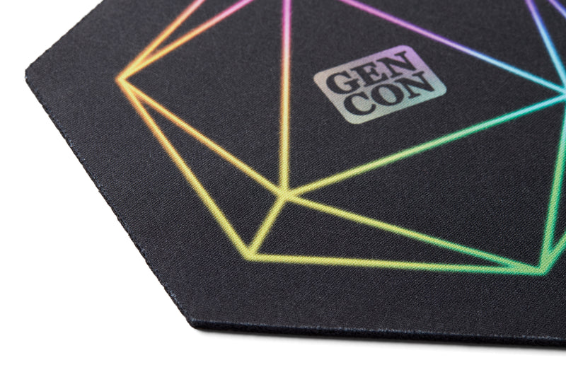 Gen Con D20 8" Hex Neoprene Mouse Pad | Rollacrit