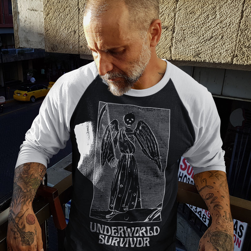 Gen Con Underworld Survivor Raglan T-Shirt | Rollacrit