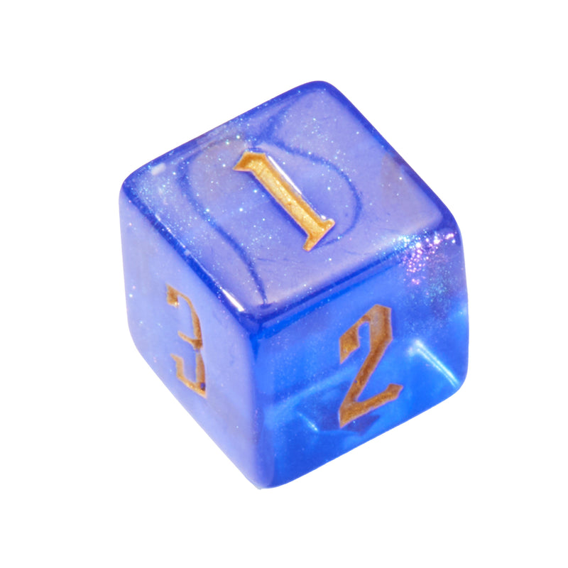 Magical Boarding School Blue Acrylic 7pc Dice Set | Rollacrit