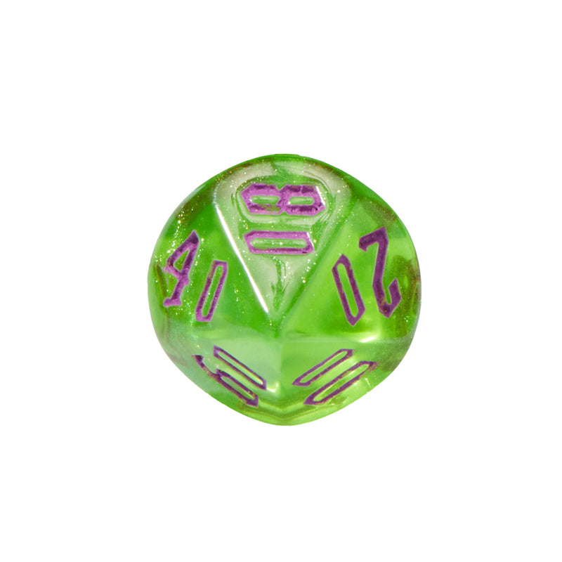 Magical Boarding School Green Acrylic 7pc Dice Set | Rollacrit