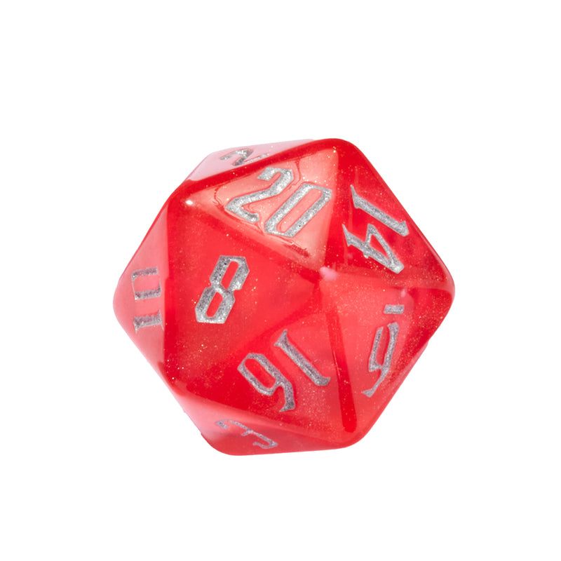 Magical Boarding School Red Acrylic 7pc Dice Set | Rollacrit