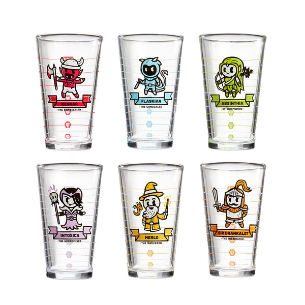 Heroes of Barcadia Base Game Glass Set | Rollacrit