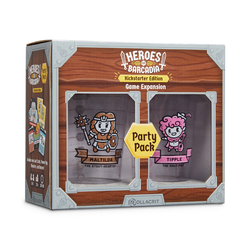 Heroes of Barcadia Party Pack Kickstarter Edition | Rollacrit