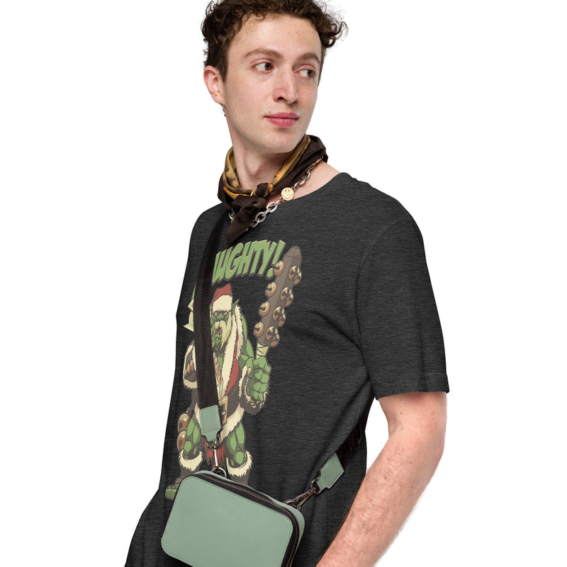 Holiday Naughty Ogre Slim Fit T-Shirt | Rollacrit