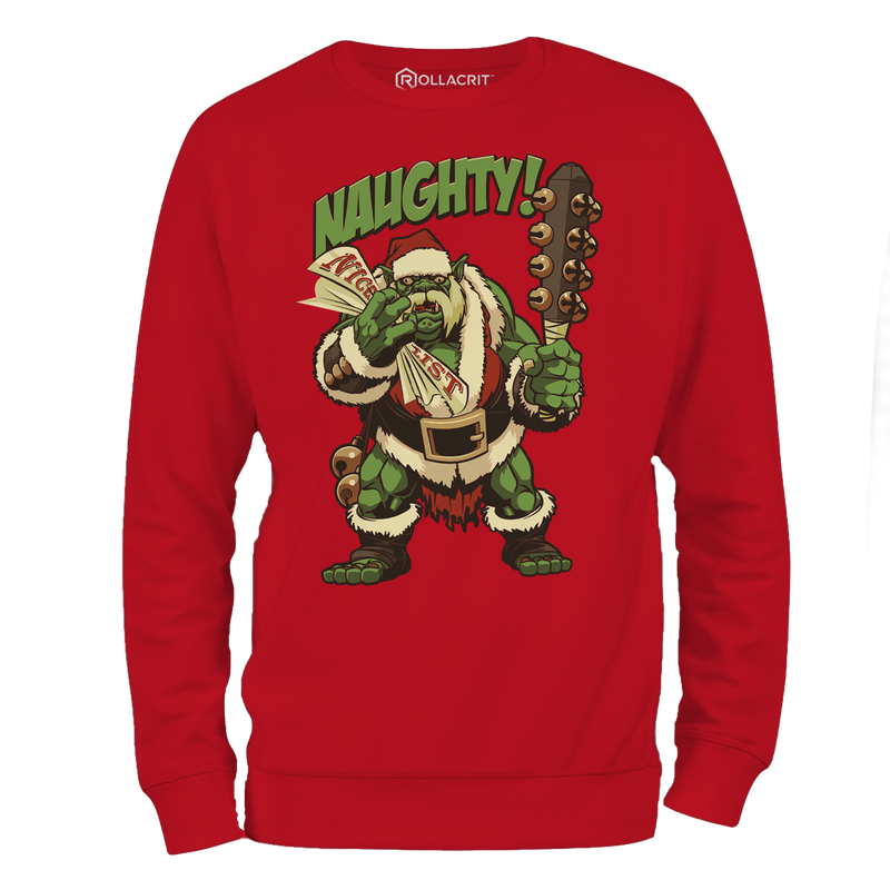 Holiday Naughty Ogre Sweatshirt | Rollacrit